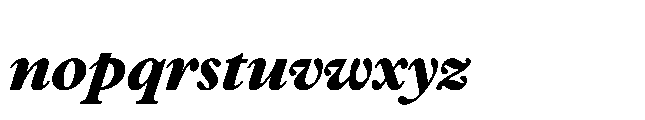 Plantin Now Display ExtraBold Italic Font LOWERCASE