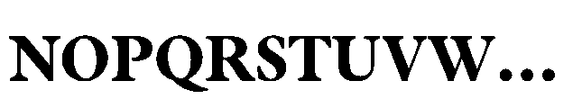 Plantin Now Display ExtraBold Font UPPERCASE
