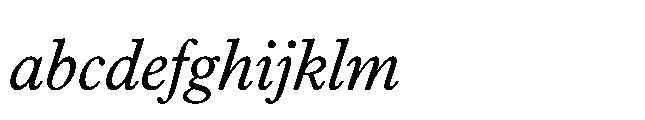 Plantin Now Text Italic FONT