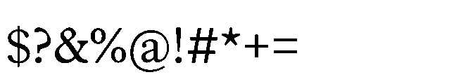 Plantin Now Text Regular Font OTHER CHARS