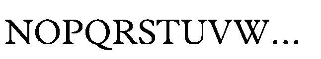 Plantin Now Text Regular Font UPPERCASE