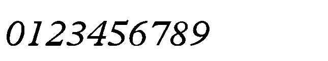 Plantin Now Variable Italic Font OTHER CHARS