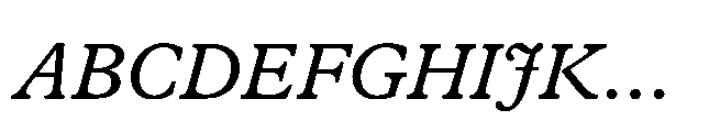 Plantin Now Variable Italic Font UPPERCASE