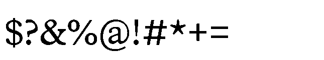 Plantin Now Variable Upright Font OTHER CHARS
