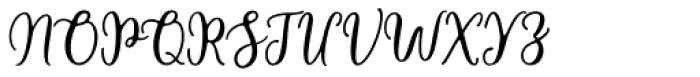 Planton Script Regular Font UPPERCASE
