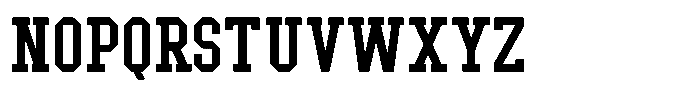 Plase Flat Slab Regular Font UPPERCASE