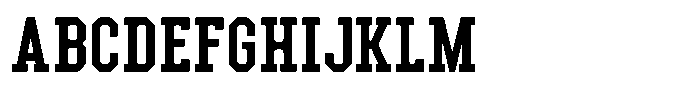 Plase Round Slab Regular Font UPPERCASE