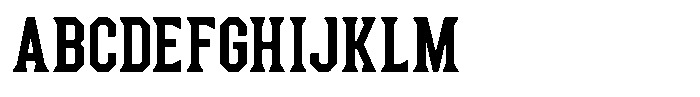 Plase Sharp Serif Regular Font UPPERCASE