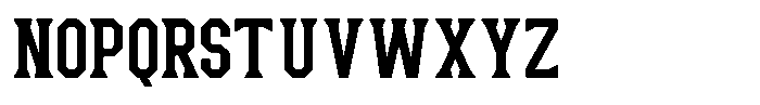 Plase Sharp Serif Regular Font UPPERCASE