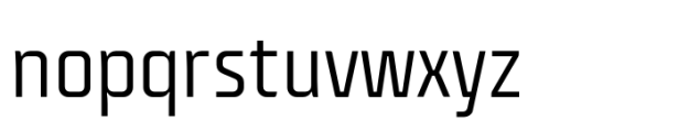 Plasma Light Condensed Font LOWERCASE