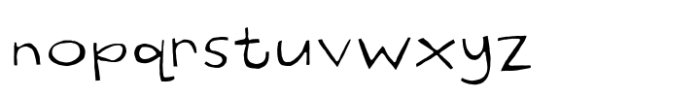Plastic Hour Inside Font LOWERCASE