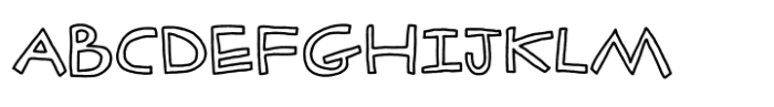 Plastic Hour Outline Font