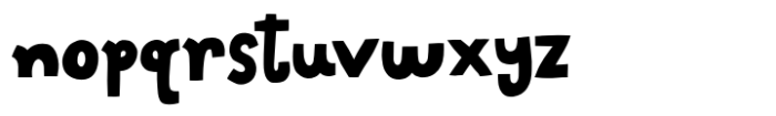 Plastic Toast Regular Font LOWERCASE