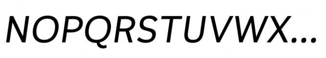 Plasto Italic Font UPPERCASE