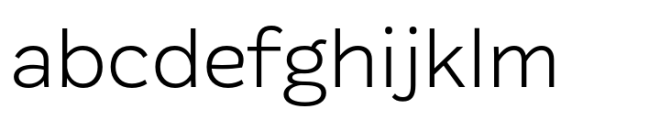 Plasto Light Expanded Font LOWERCASE