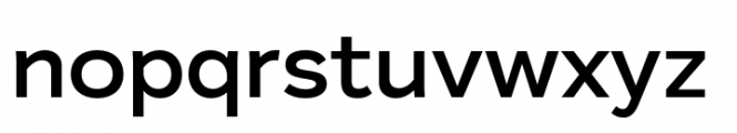 Plasto Semi Bold Expanded Font LOWERCASE