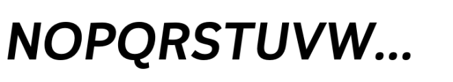 Plasto Semi Bold Italic Font UPPERCASE