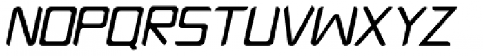Platform One Italic Font UPPERCASE