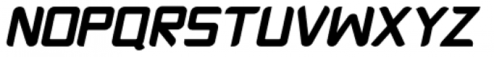 PlatformOne Black Italic Font UPPERCASE