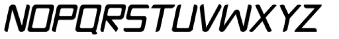 PlatformOne Medium Italic Font UPPERCASE
