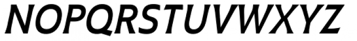 Plathorn Condensed Demi Italic Font UPPERCASE