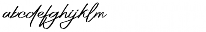 Platinum Signature Regular Font LOWERCASE