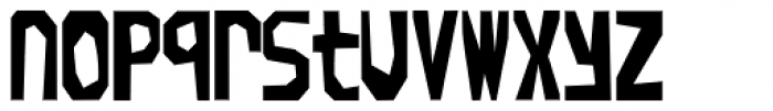 Platypus Font LOWERCASE