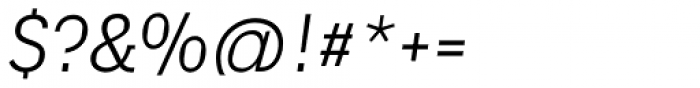 Platz Grotesk Oblique Regular Font OTHER CHARS