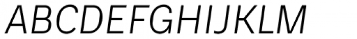 Platz Grotesk Oblique Regular Font UPPERCASE