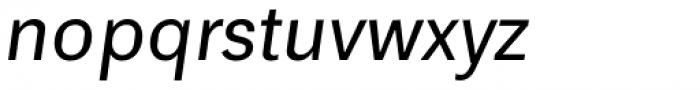 Platz Grotesk Oblique Semi Bold Font LOWERCASE