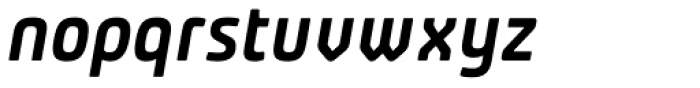 Plau Bold Italic Font LOWERCASE