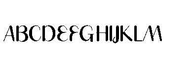 Plavine Font UPPERCASE
