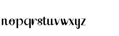Plavine Font LOWERCASE