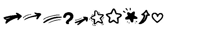 Play Note Doodles Font OTHER CHARS