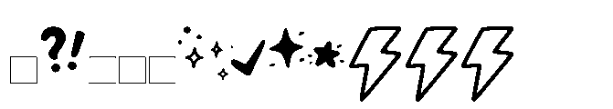 Play Note Doodles Font OTHER CHARS