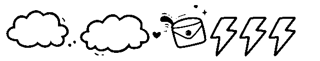Play Note Doodles Font UPPERCASE