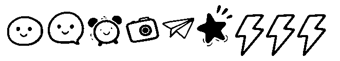 Play Note Doodles Font UPPERCASE