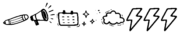 Play Note Doodles Font LOWERCASE