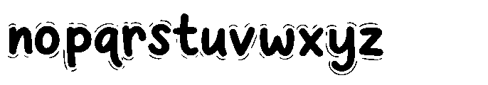 Play Note Regular Font LOWERCASE