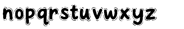 Play Note Style Font LOWERCASE