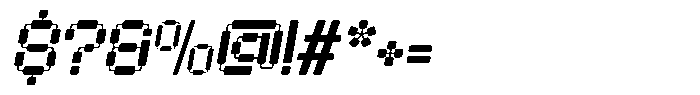Play Sticz Slanted Font OTHER CHARS