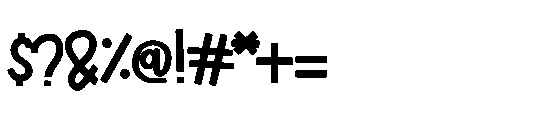 Playbean Font OTHER CHARS