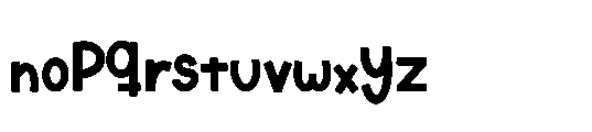 Playbean Font LOWERCASE