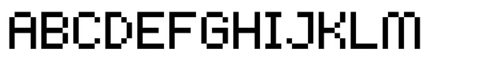 Player One Font UPPERCASE