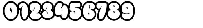 Playful Bubble Outline Font OTHER CHARS