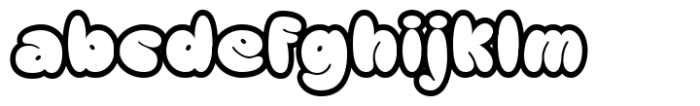 Playful Bubble Outline FONT