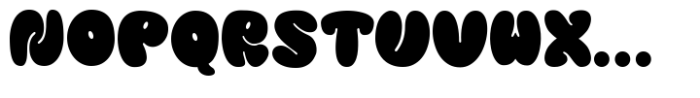 Playful Bubble Regular Font UPPERCASE