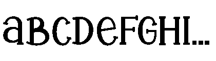 Playful Letters Regular Font UPPERCASE