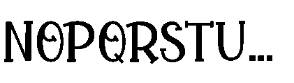 Playful Letters Regular Font UPPERCASE