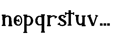 Playful Letters Regular Font LOWERCASE